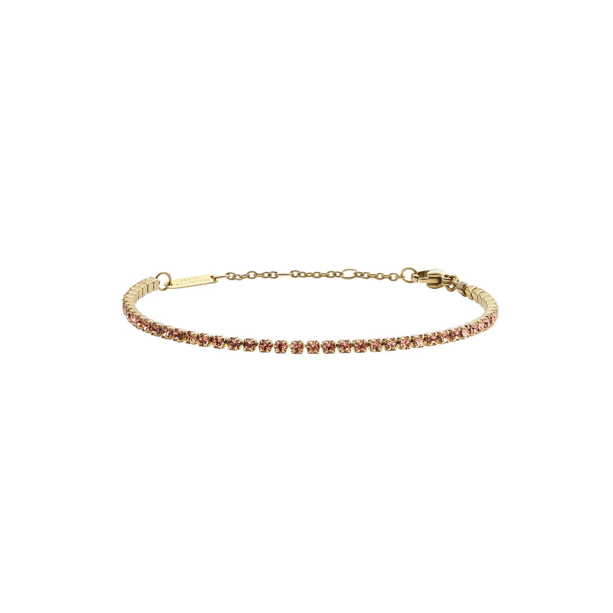 Classic Tennis Bracelet Apricot Gold sold by Daniel Wellington