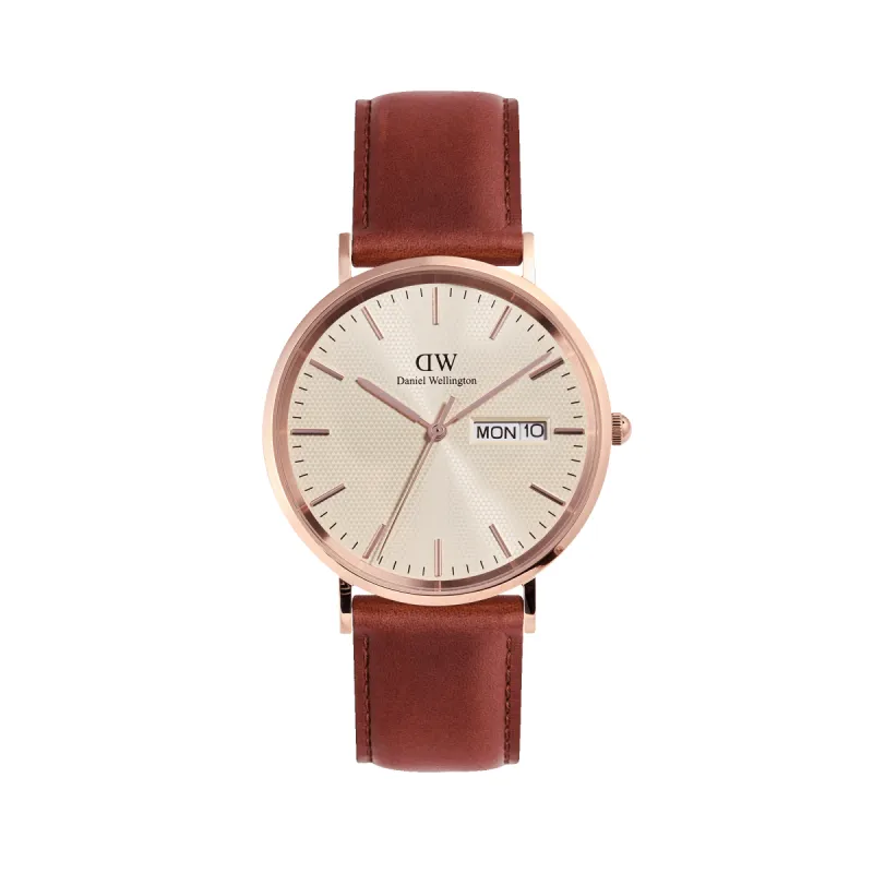 Classic Day Display St Mawes Rose Gold Champagne sold by Daniel Wellington