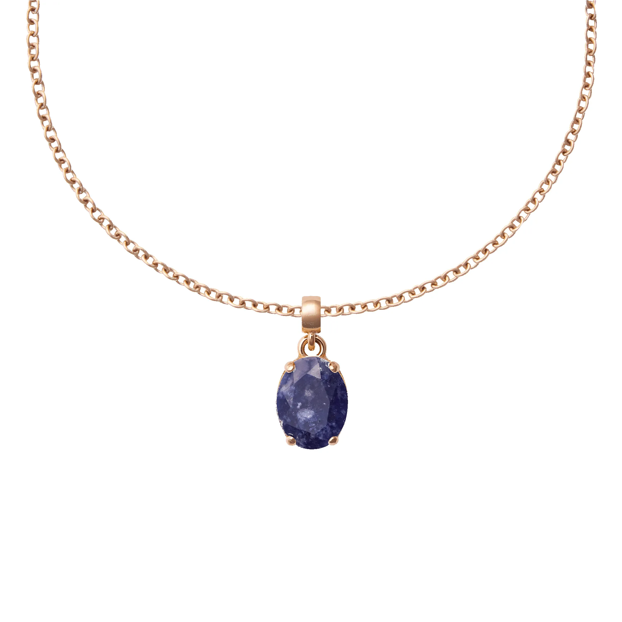 Blue Spot Oval Rose Gold Charm sold by Daniel Wellington product image thumbnail 3