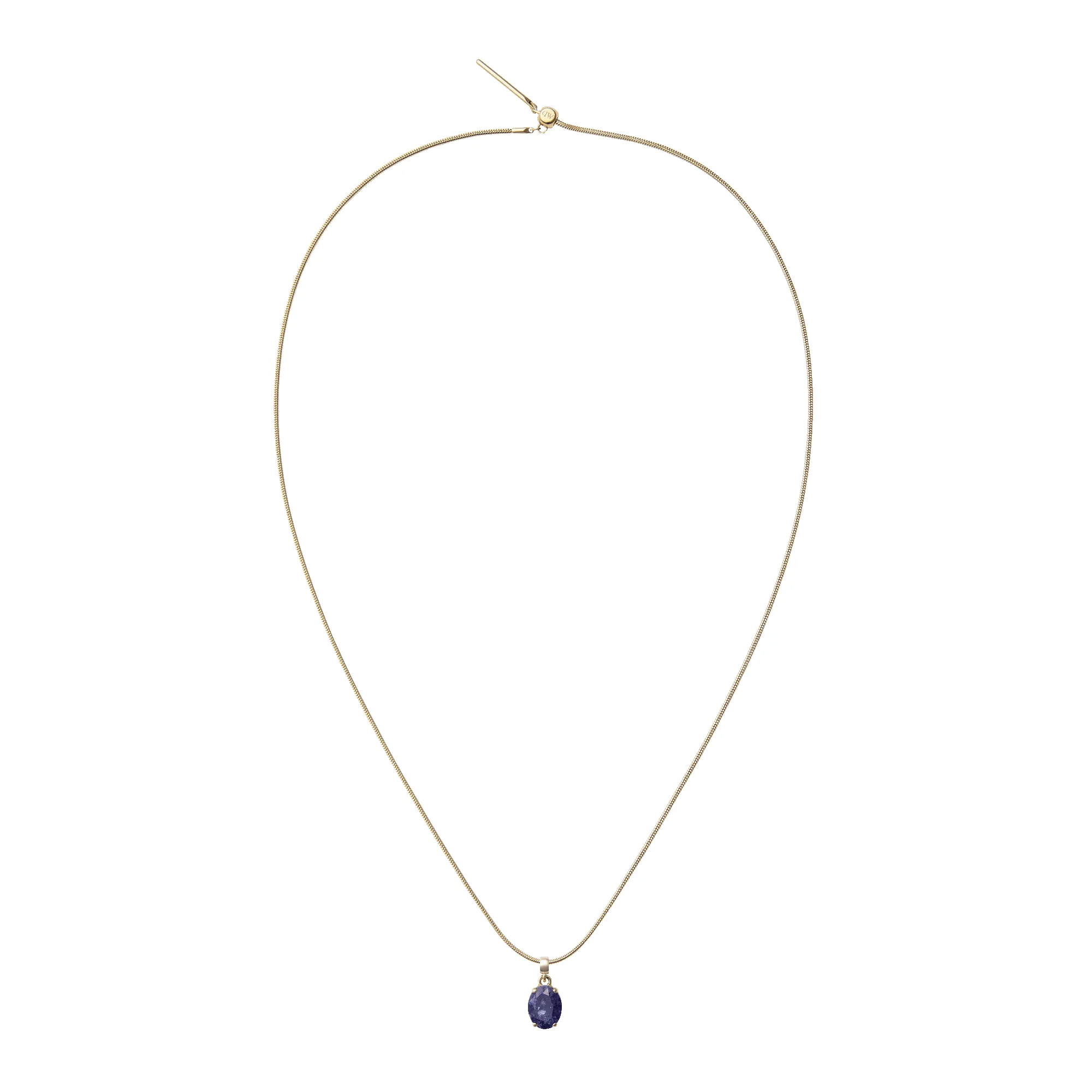 Blue Spot Oval Gold Charm sold by Daniel Wellington product image thumbnail 4