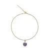 Blue Spot Heart Gold Charm sold by Daniel Wellington