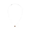 Audrey Necklace Tiger Eye Silver sold by Daniel Wellington