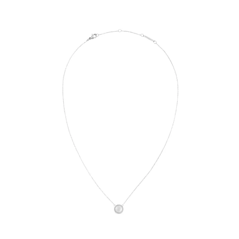 Audrey Necklace Mother of Pearl Silver sold by Daniel Wellington