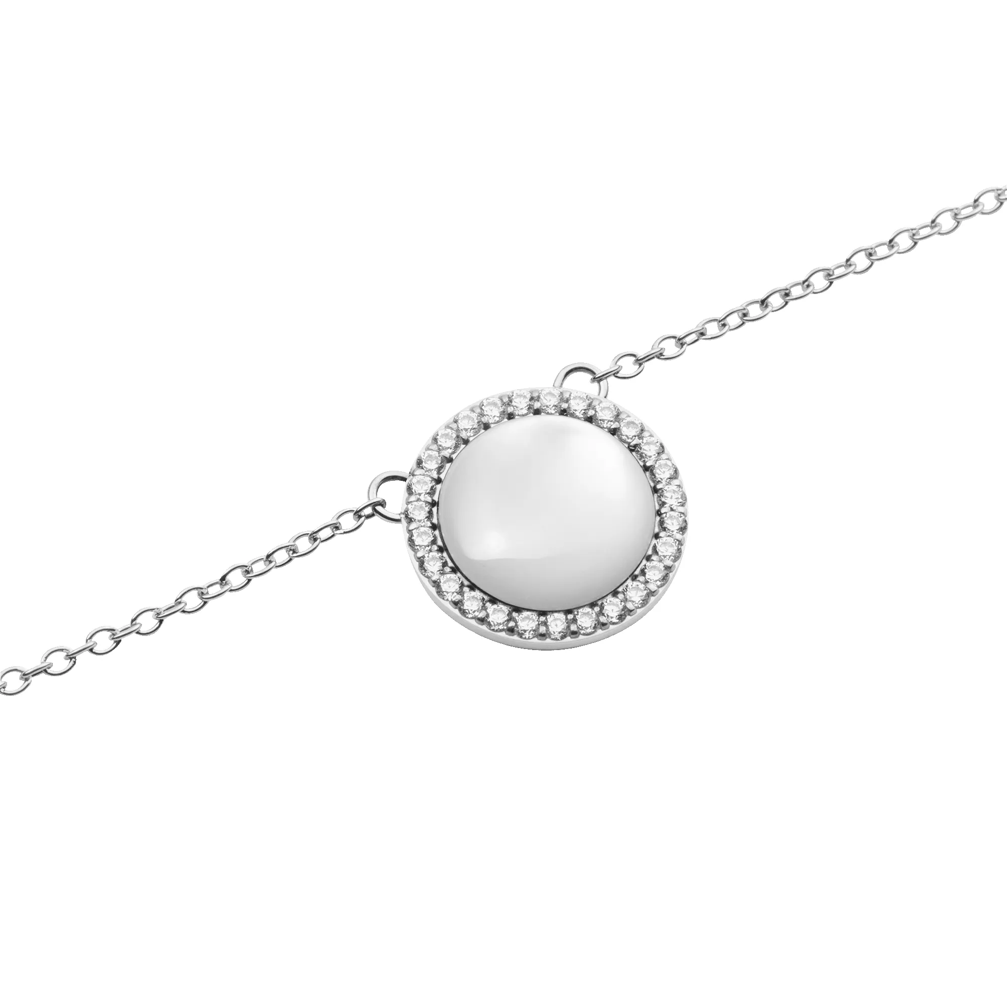 Audrey Necklace Mother of Pearl Silver sold by Daniel Wellington product image thumbnail 3