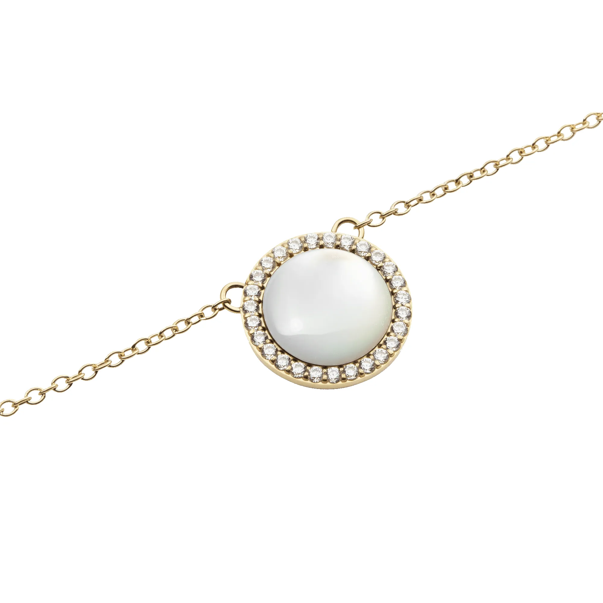 Audrey Necklace Mother of Pearl Gold sold by Daniel Wellington product image thumbnail 3