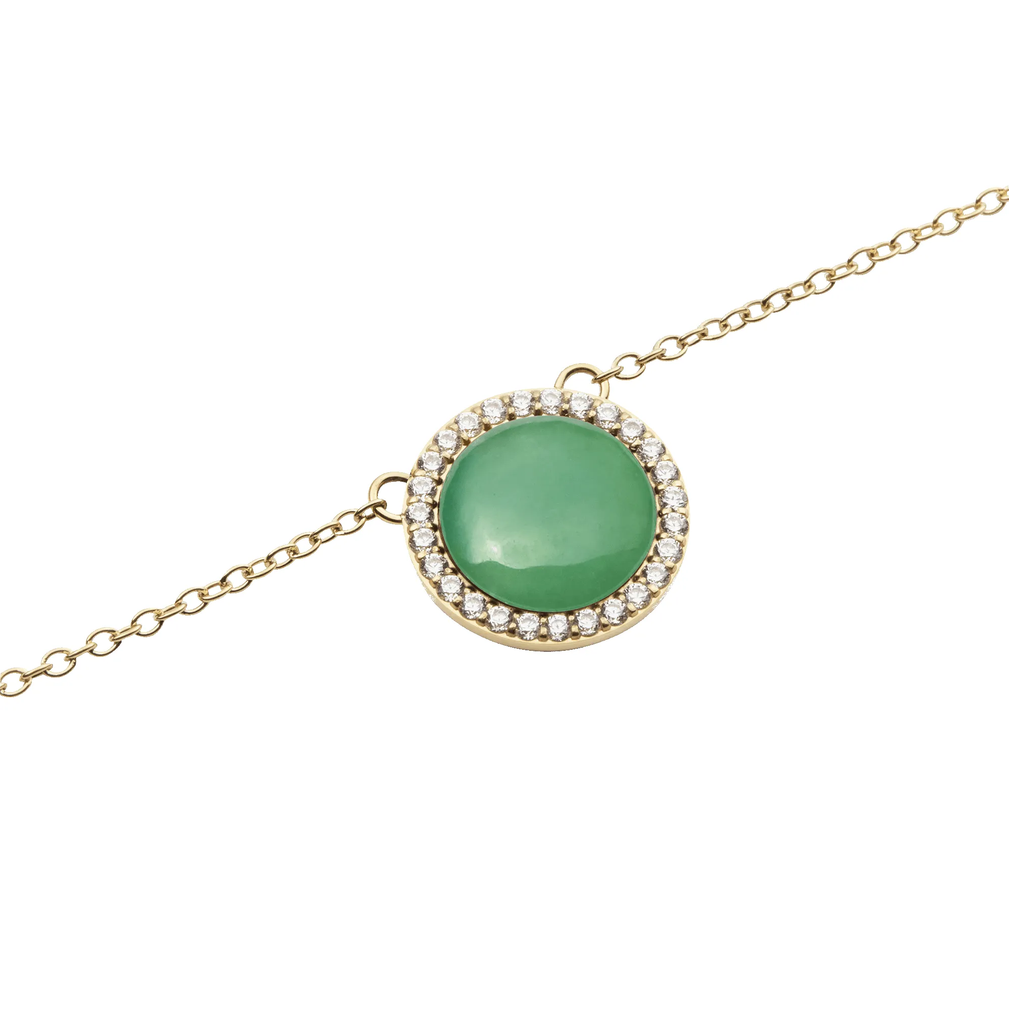 Audrey Necklace Jade Gold sold by Daniel Wellington product image thumbnail 3