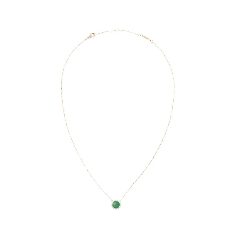 Audrey Necklace Jade Rose Gold sold by Daniel Wellington