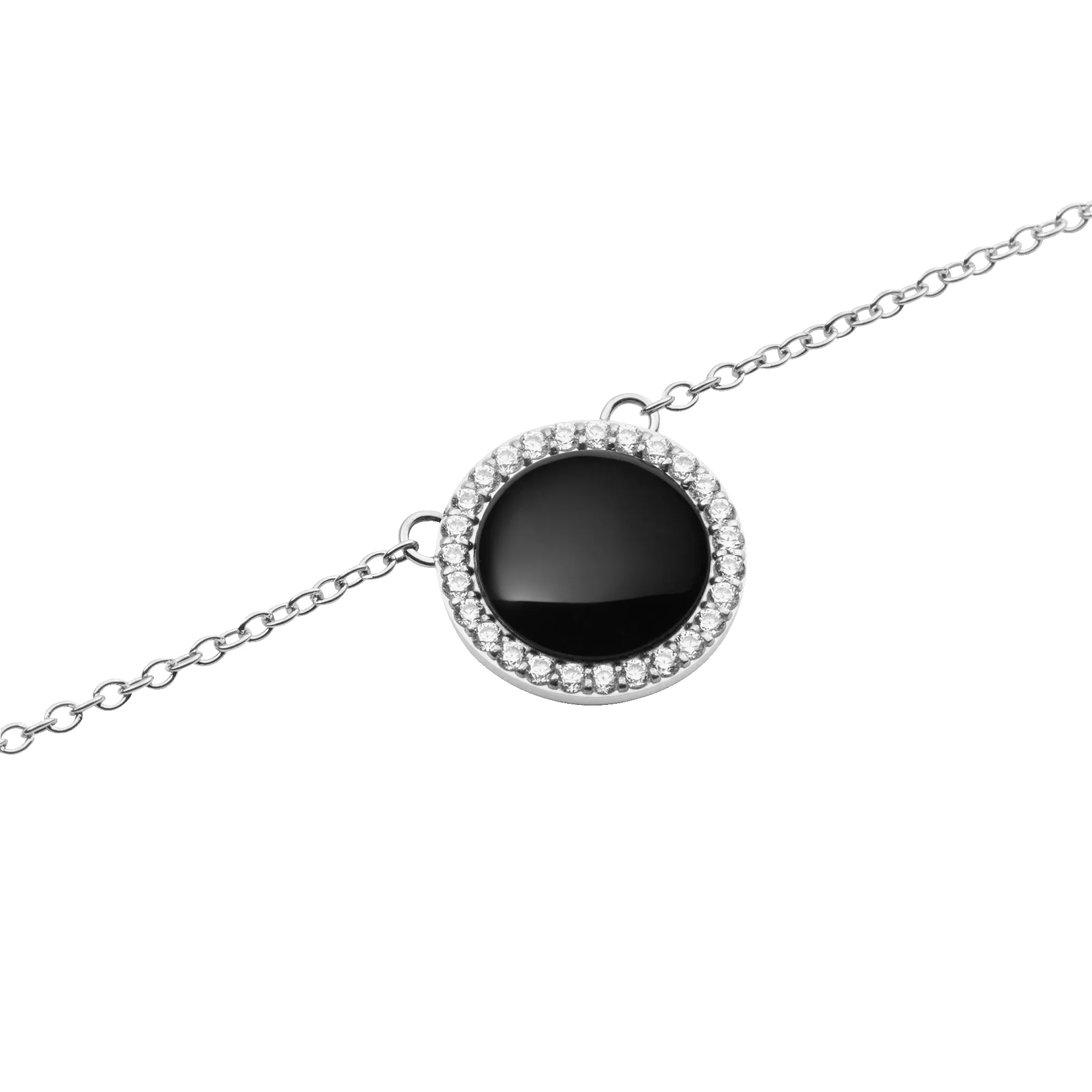 Audrey Necklace Black Agathe Silver sold by Daniel Wellington product image thumbnail 3