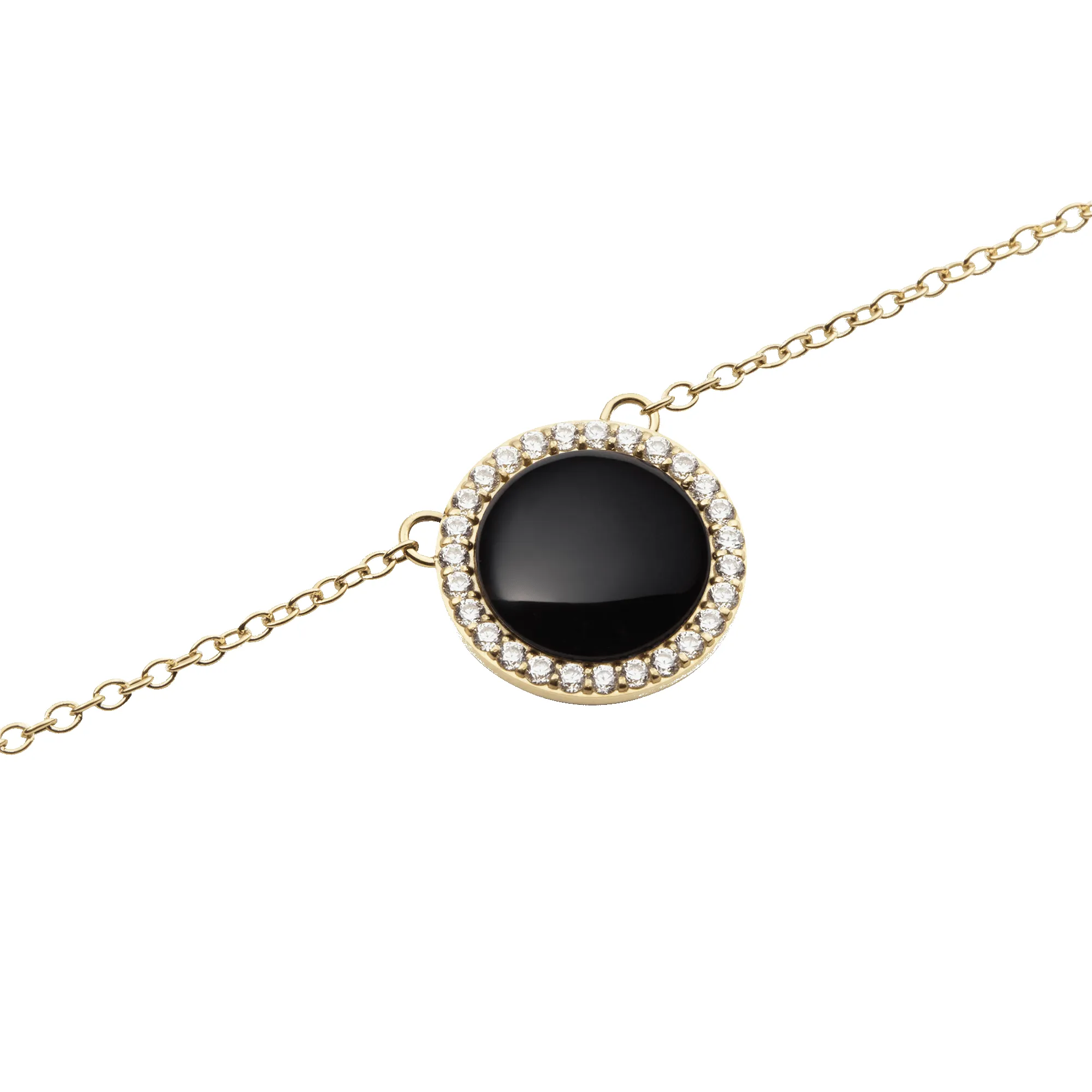Audrey Necklace Black Agathe Gold sold by Daniel Wellington product image thumbnail 3