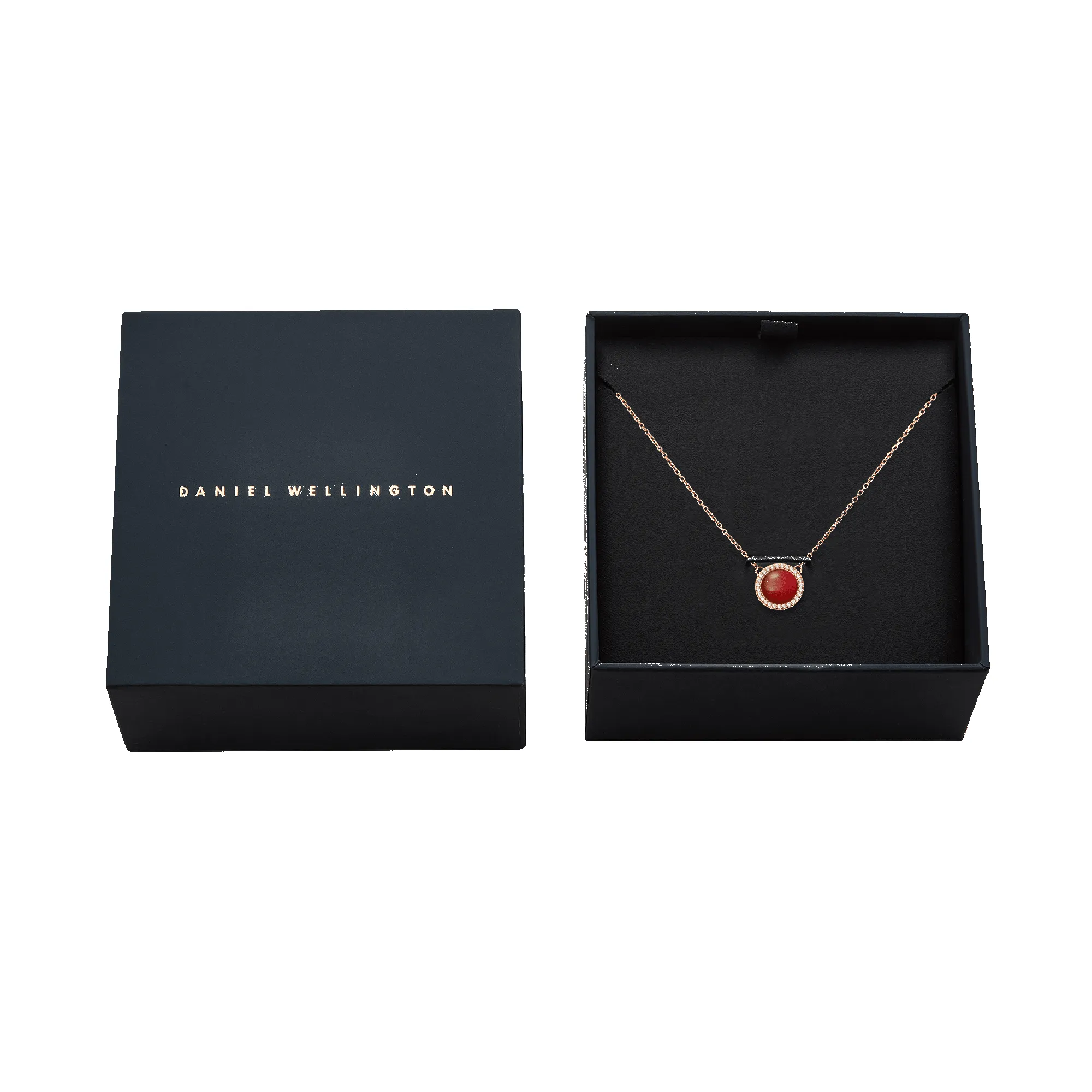 Audrey Necklace Red Agathe Rose Gold sold by Daniel Wellington product image thumbnail 5