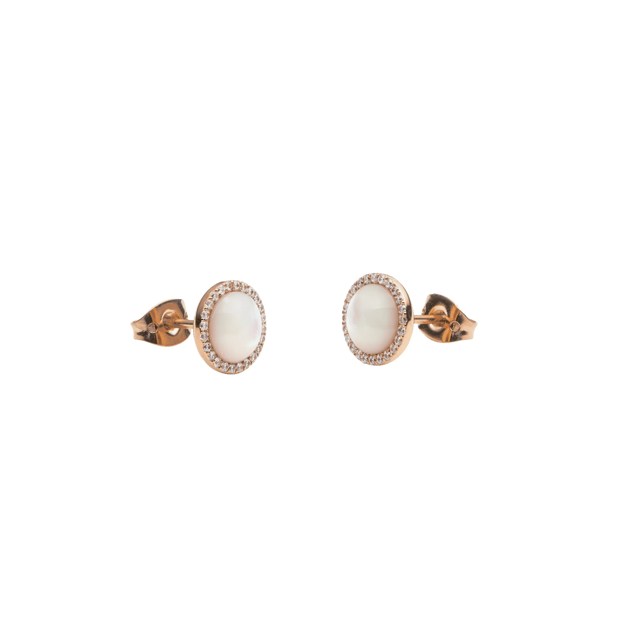 Audrey Earrings Mother of Pearl Rose Gold sold by Daniel Wellington product image thumbnail 3