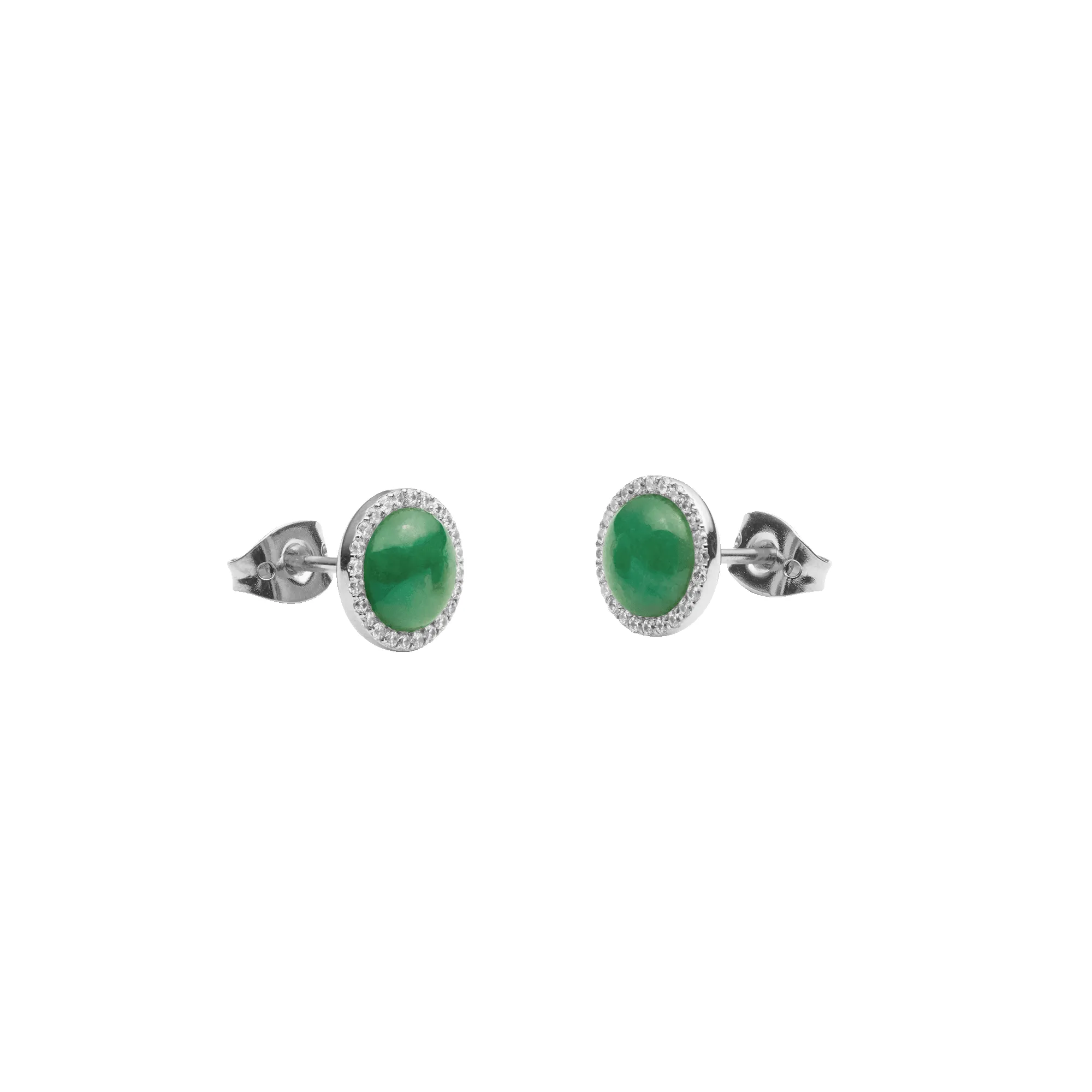 Audrey Earrings Jade Silver sold by Daniel Wellington product image thumbnail 3
