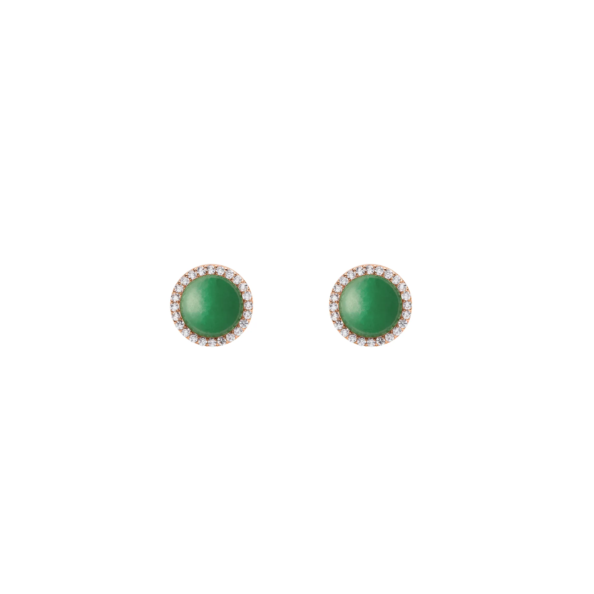 Audrey Earrings Jade Rose Gold sold by Daniel Wellington