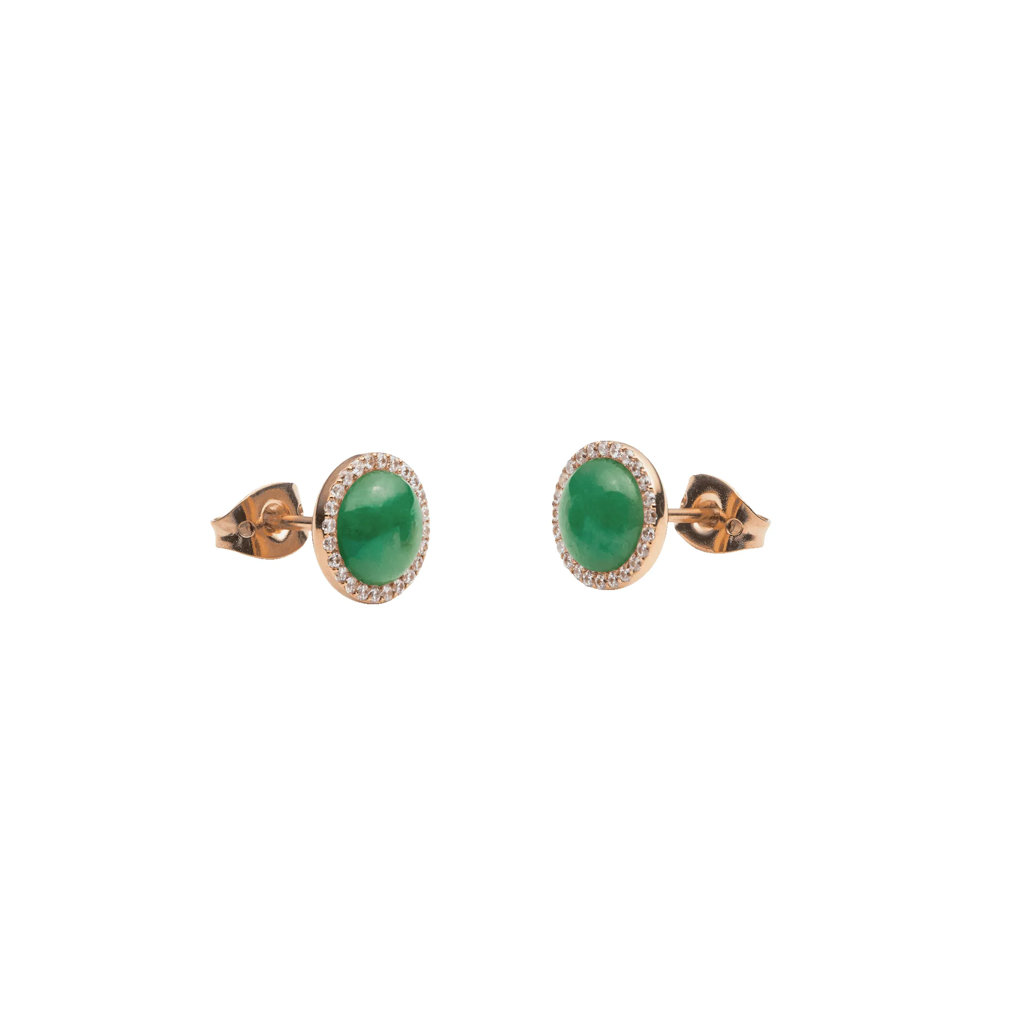 Audrey Earrings Jade Rose Gold sold by Daniel Wellington product image thumbnail 3