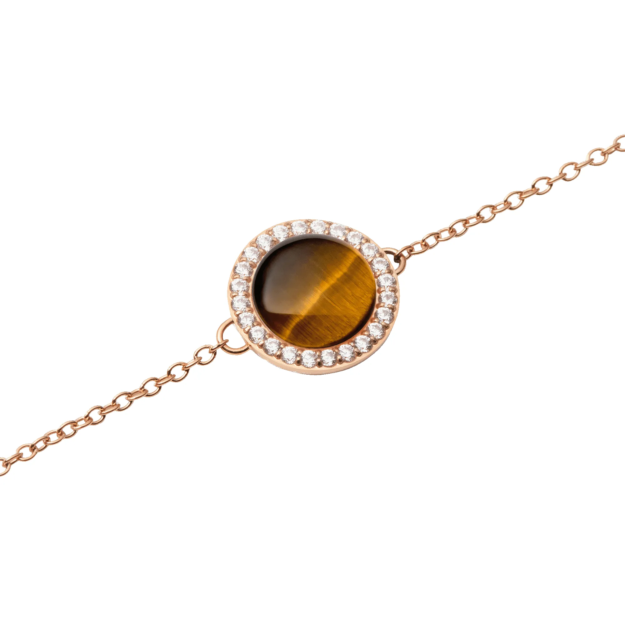Audrey Bracelet Tiger Eye Rose Gold sold by Daniel Wellington product image thumbnail 3