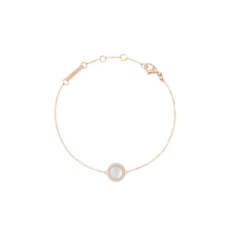 Audrey Bracelet Mother of Pearl Rose Gold made by Daniel Wellington