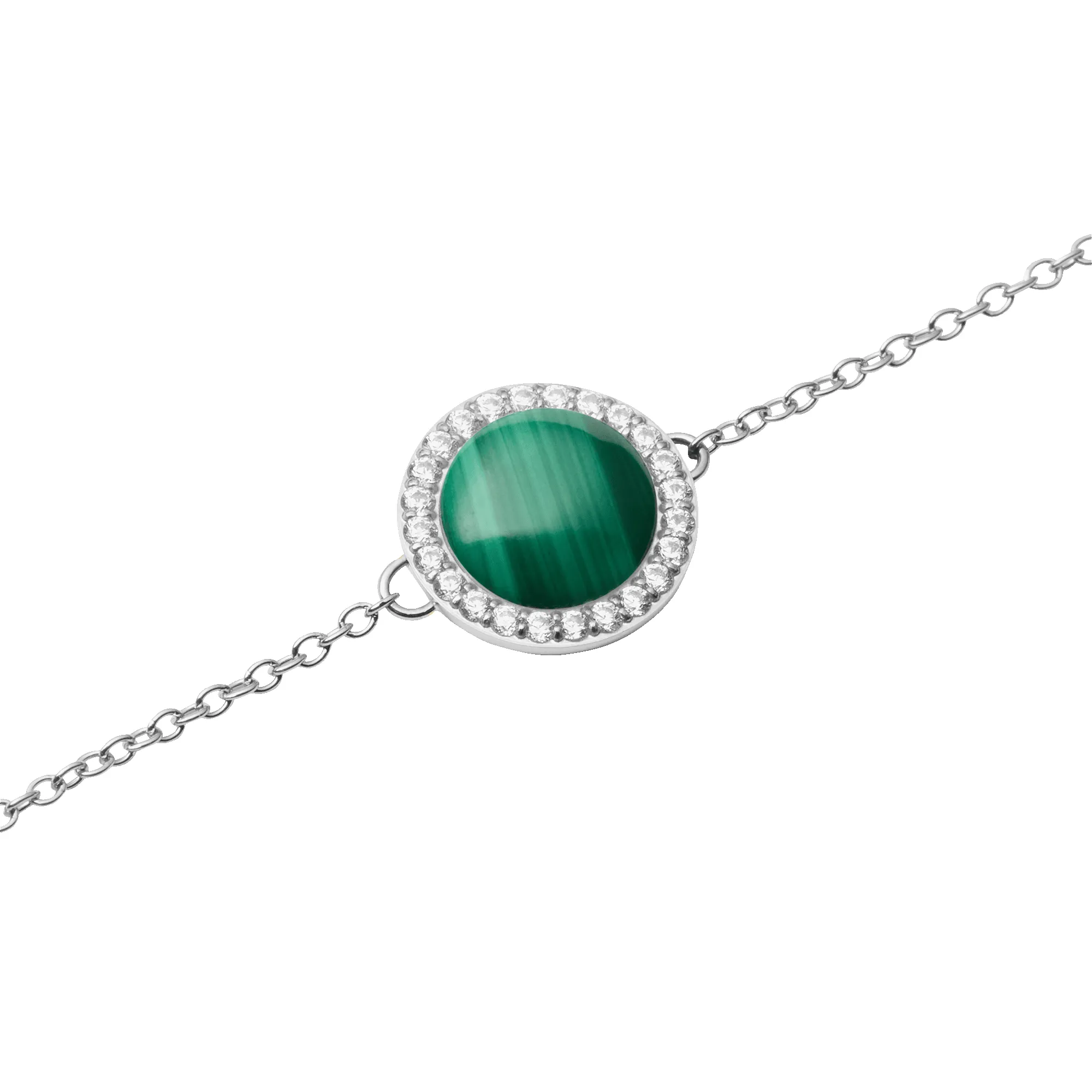 Audrey Bracelet Malachite Silver sold by Daniel Wellington product image thumbnail 3
