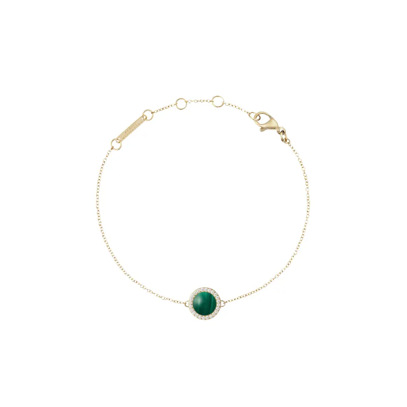 Audrey Bracelet Malachite Gold made by Daniel Wellington