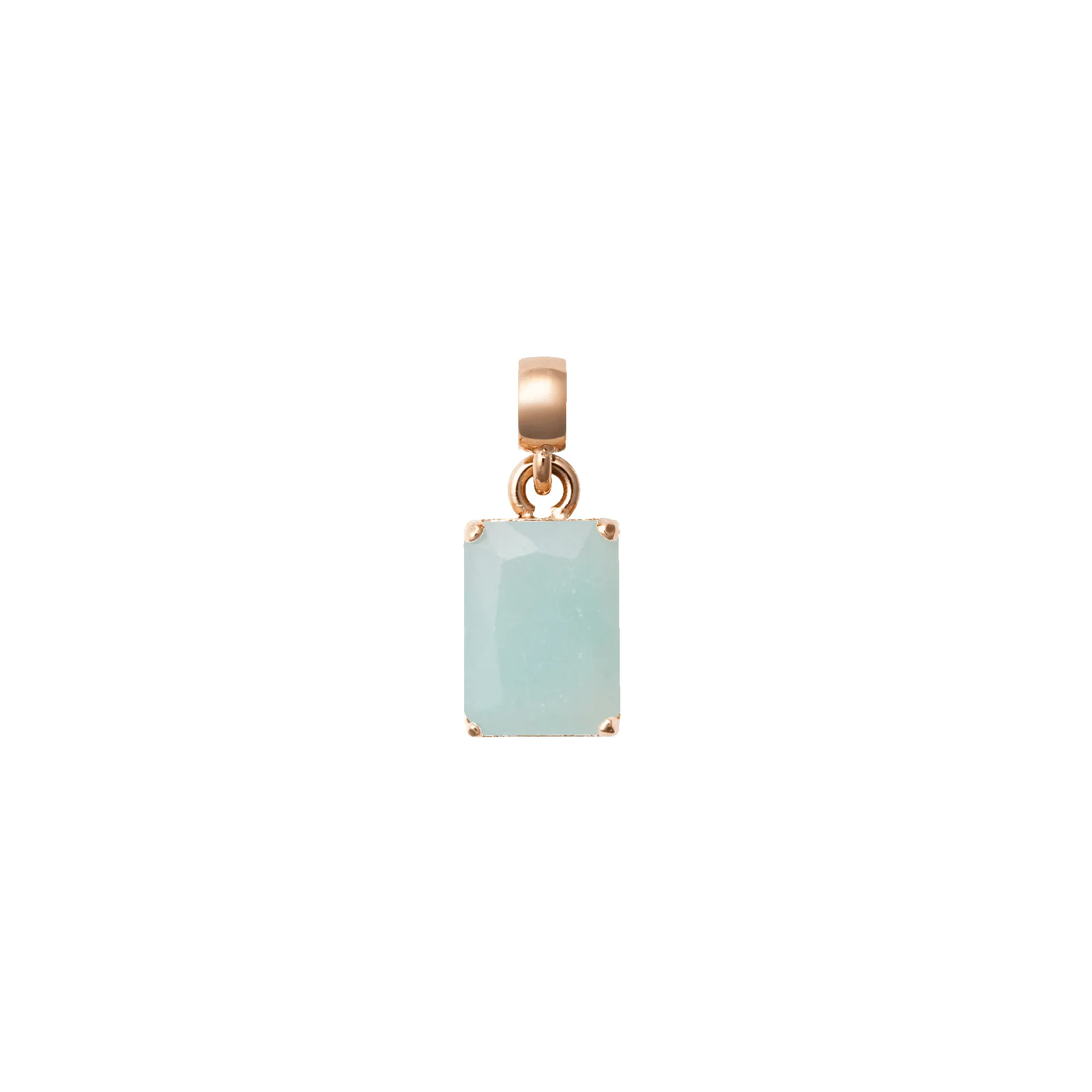 Amazonite Octagon Rose Gold Charm sold by Daniel Wellington