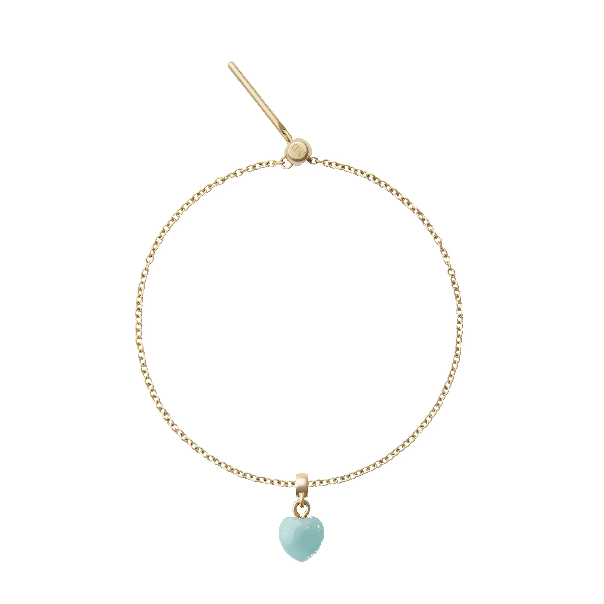 Amazonite Heart Gold Charm sold by Daniel Wellington product image thumbnail 4