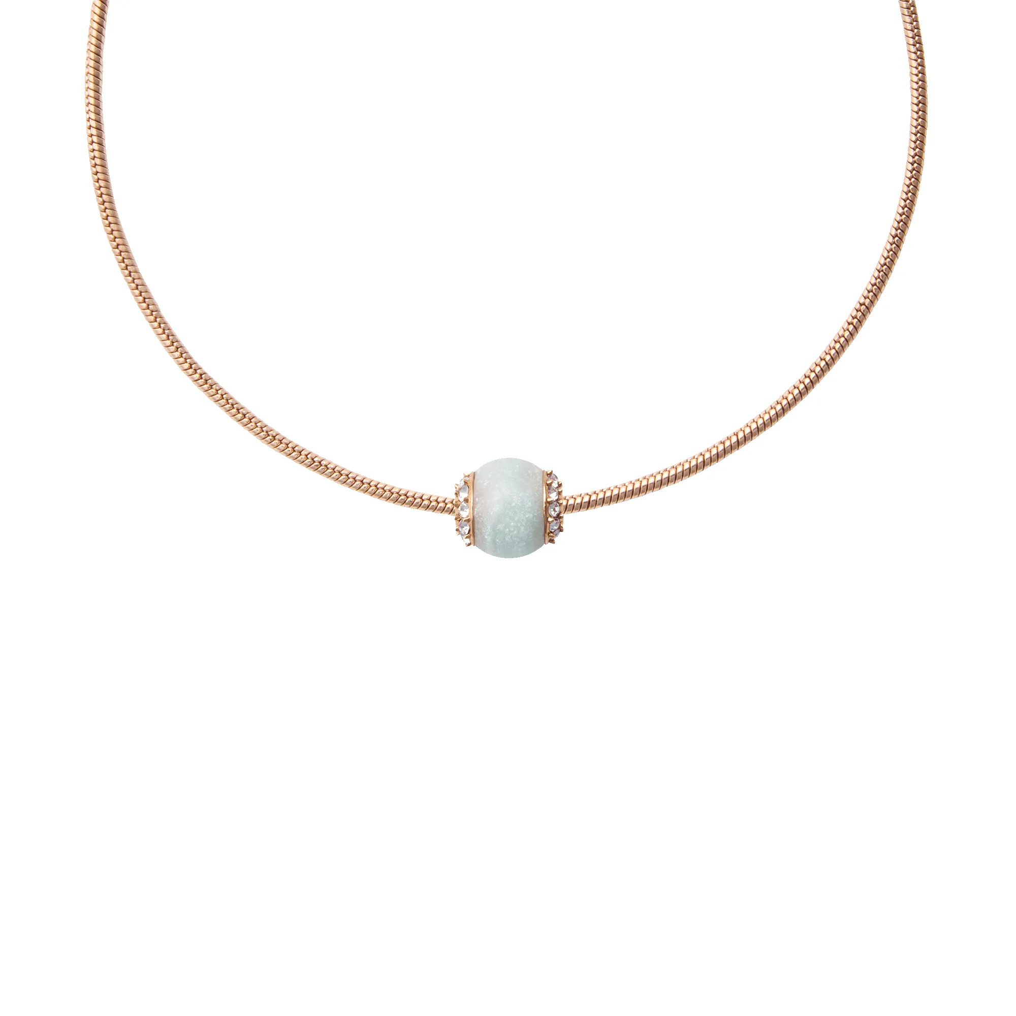 Amazonite Crystal Orb Rose Gold Charm sold by Daniel Wellington product image thumbnail 3