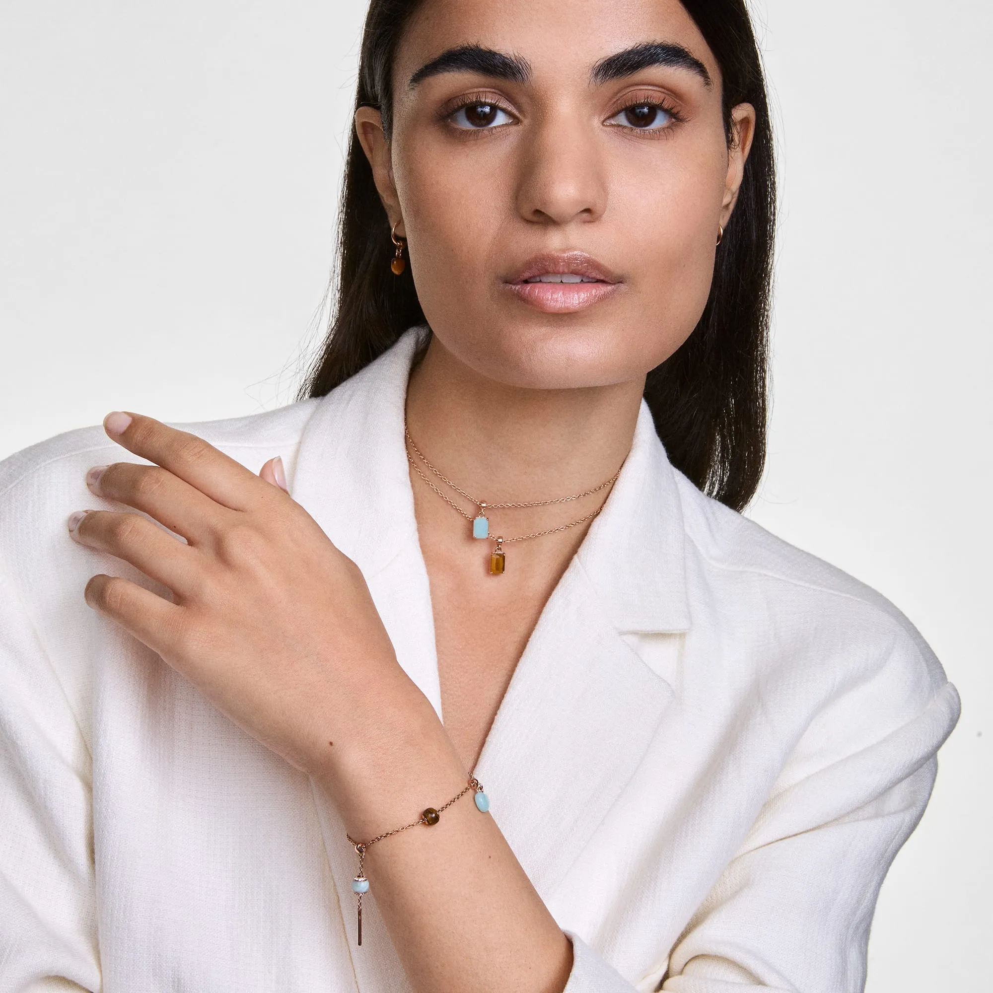 Amazonite Crystal Orb Rose Gold Charm sold by Daniel Wellington product image thumbnail 2