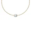 Amazonite Crystal Orb Gold Charm sold by Daniel Wellington