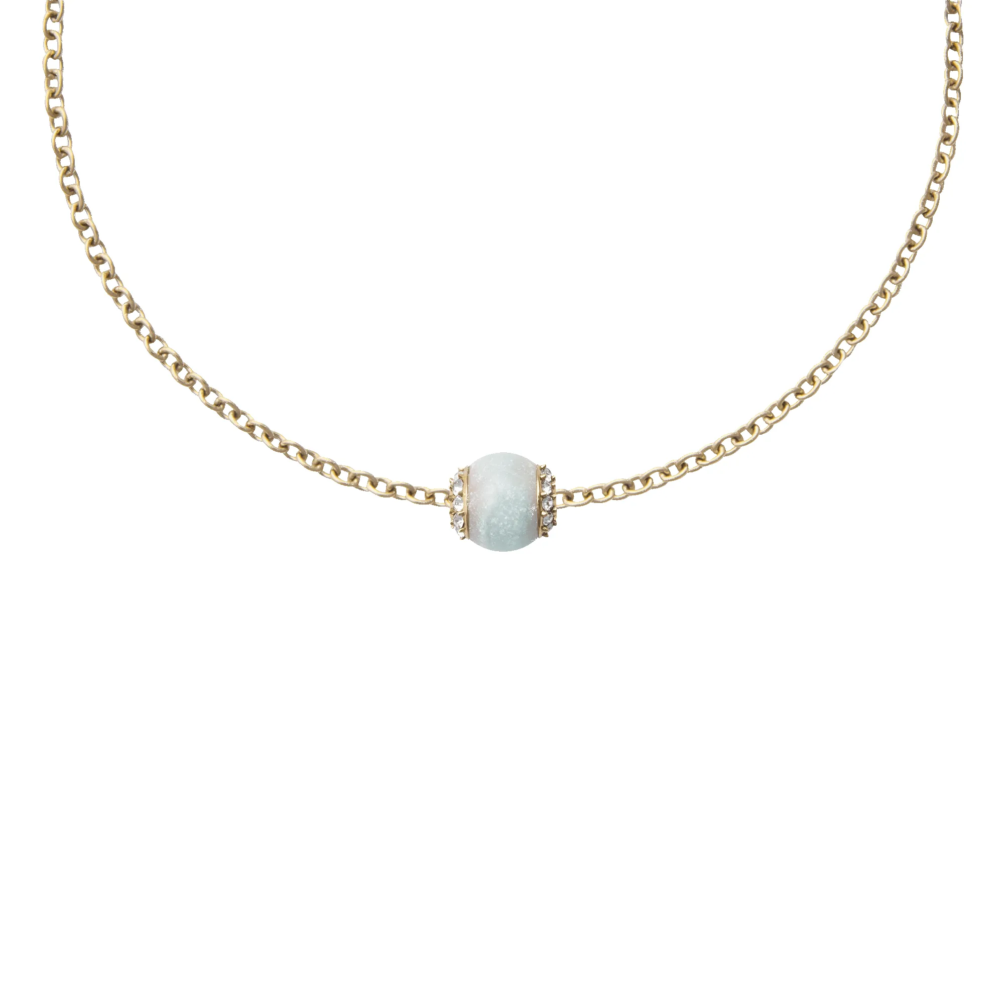 Amazonite Crystal Orb Gold Charm sold by Daniel Wellington product image thumbnail 3