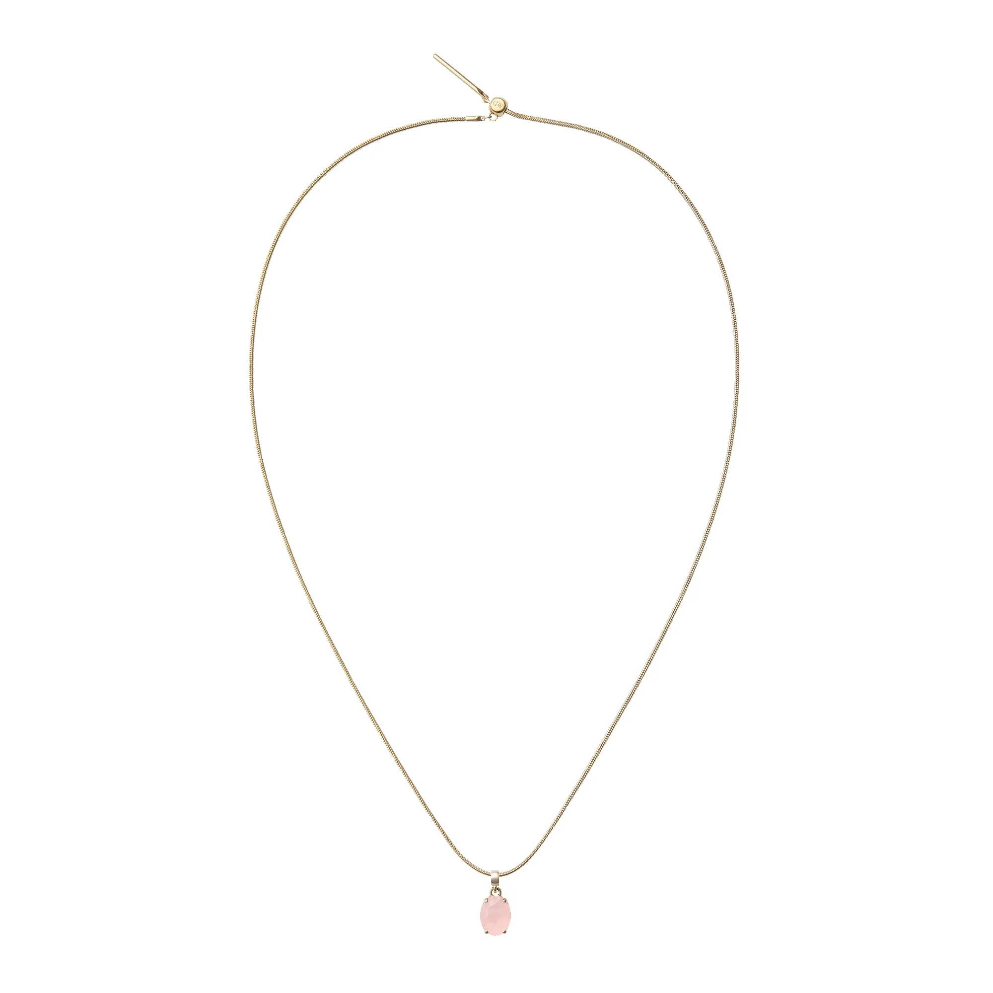 Rose Quartz Oval Gold Charm sold by Daniel Wellington product image thumbnail 4