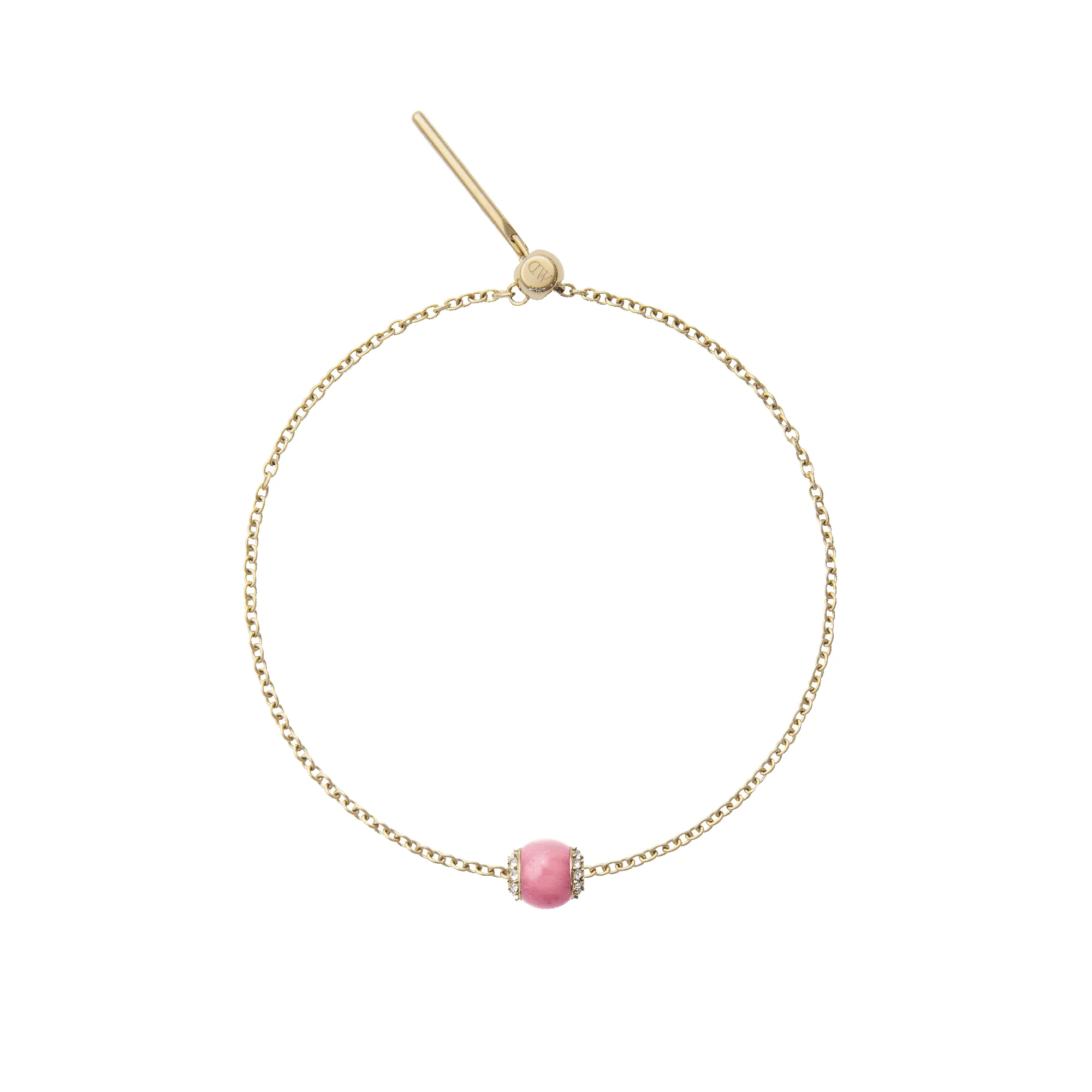 Rhodonite Crystal Orb Gold Charm sold by Daniel Wellington product image thumbnail 4