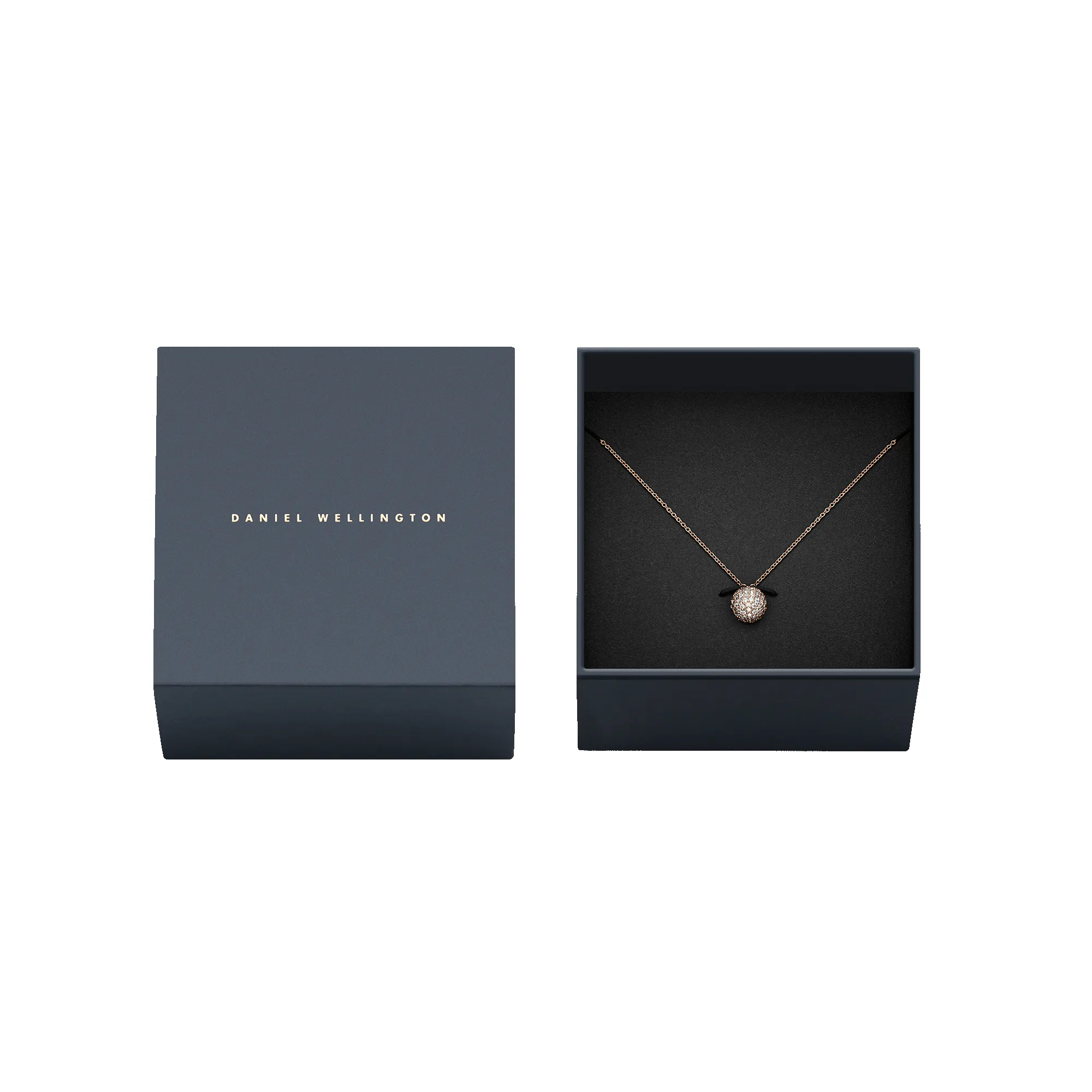 Pavé Crystal Pendant Necklace Rose Gold sold by Daniel Wellington product image thumbnail 4