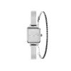 Quadro Reflection & Classic Tennis Bracelet Silver Set sold by Daniel Wellington
