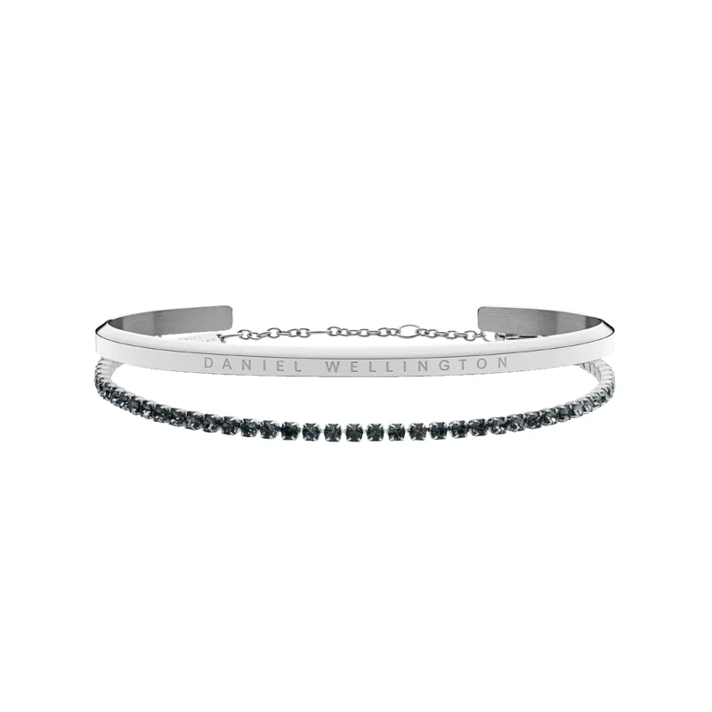 Classic Bracelet Silver & Tennis Bracelet Nightfall Silver sold by Daniel Wellington