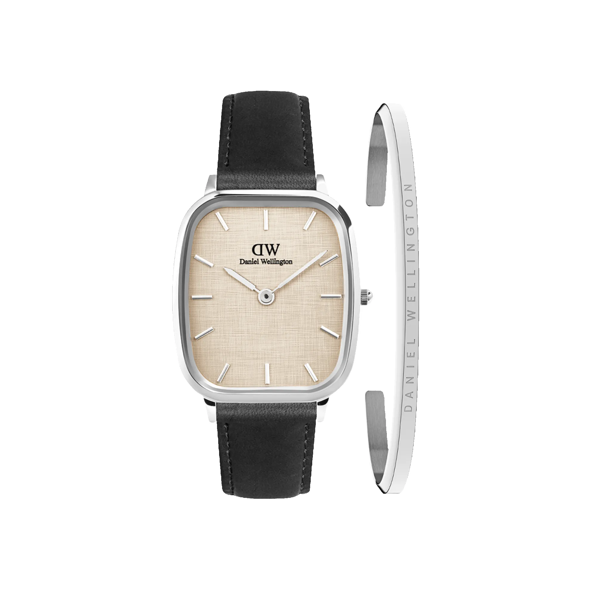 Marlon Sheffield Linen & Classic Bracelet Silver sold by Daniel Wellington