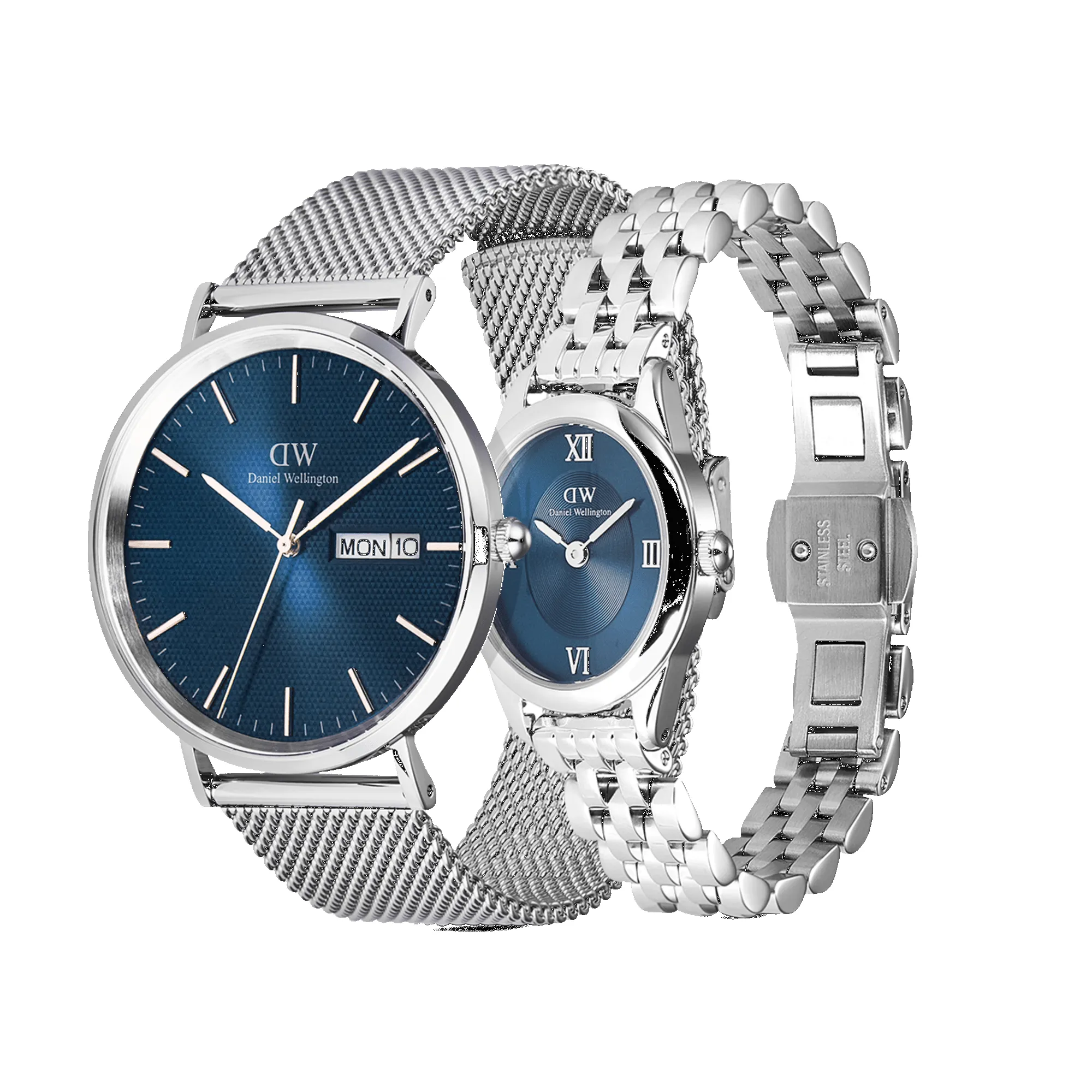 Classic Day & Ophelia Mini Arctic Silver Set sold by Daniel Wellington