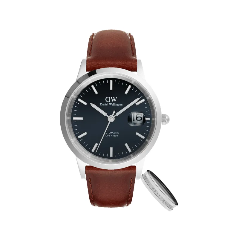 Iconic St Mawes Automatic +  Elan Ring Silver sold by Daniel Wellington