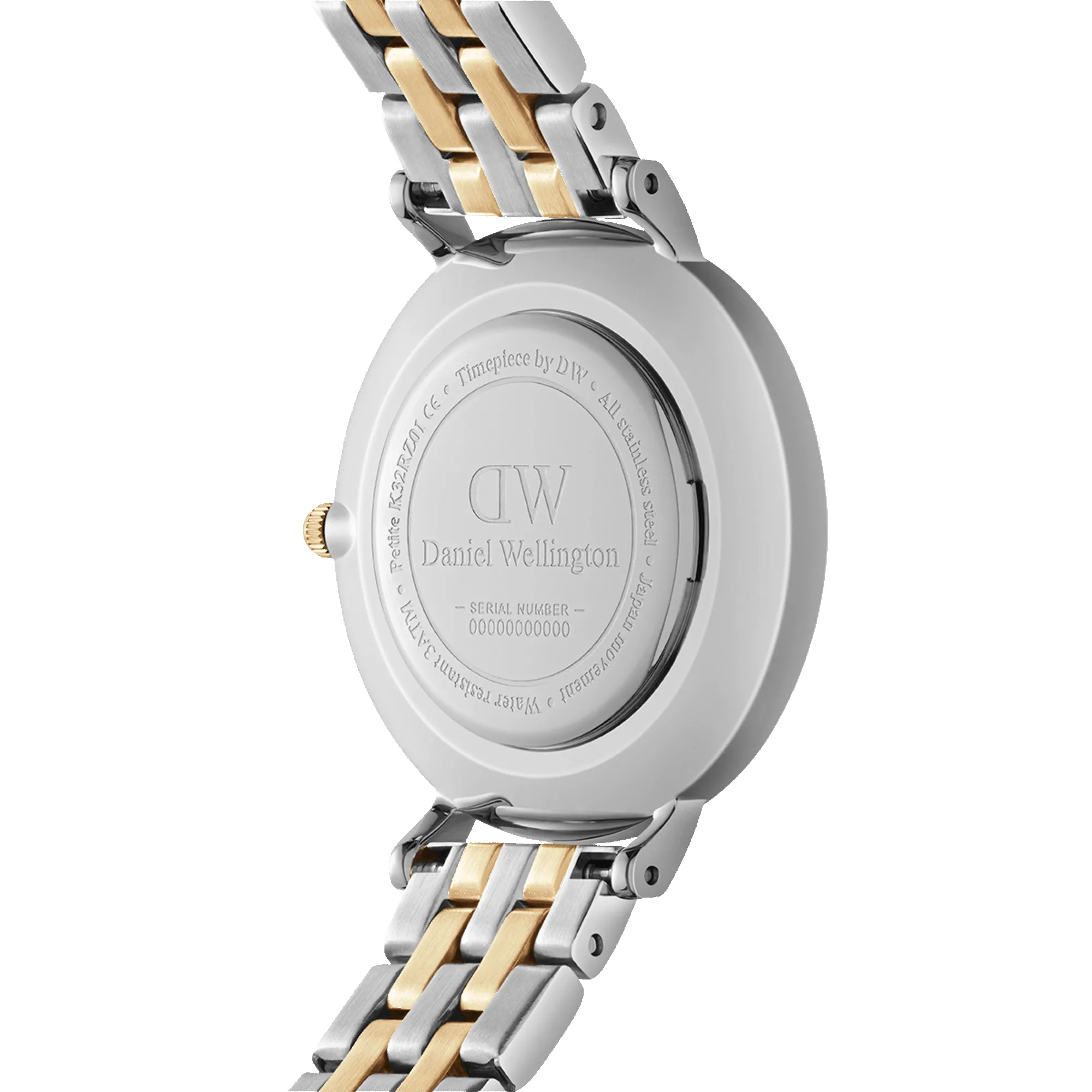 Petite Lumine Bezel 5-Link Two-Tone MOP Silver sold by Daniel Wellington product image thumbnail 4