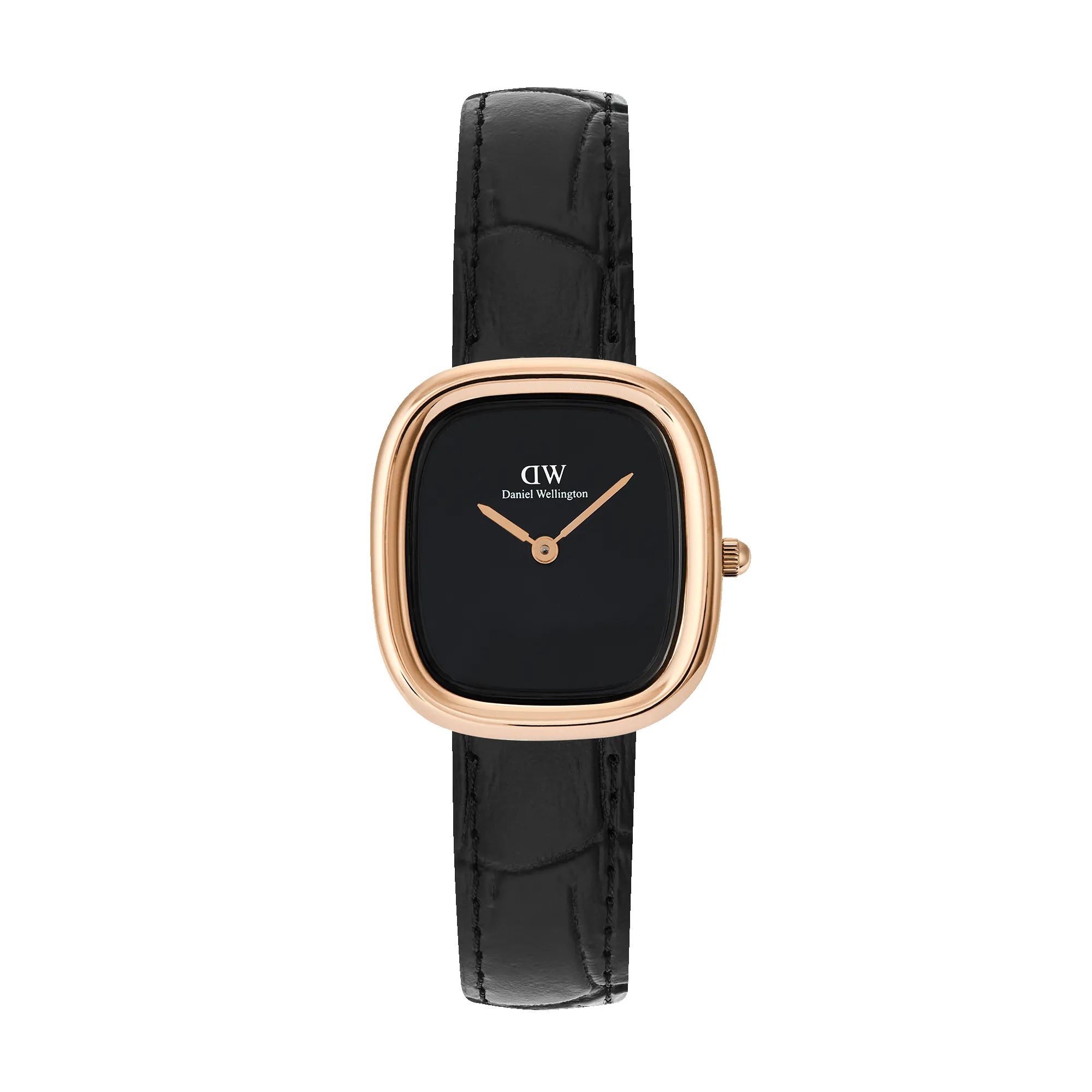 Margot Reading Onyx Ceramic Rose Gold sold by Daniel Wellington
