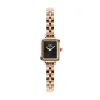 Quadro Mini Arch 3-link Onyx Sunray Rose Gold sold by Daniel Wellington