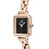 Quadro Mini Arch 3-link Onyx Sunray Rose Gold sold by Daniel Wellington