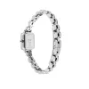 Quadro Mini Arch 3-link Onyx Sunray Silver sold by Daniel Wellington