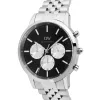 Iconic Chronograph Arch 5-Link Onyx Panda Silver sold by Daniel Wellington
