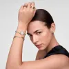 Petite Mini Arch 3-link White Gold sold by Daniel Wellington