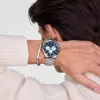 Iconic Chronograph Arch 5-Link Arctic Panda Silver sold by Daniel Wellington