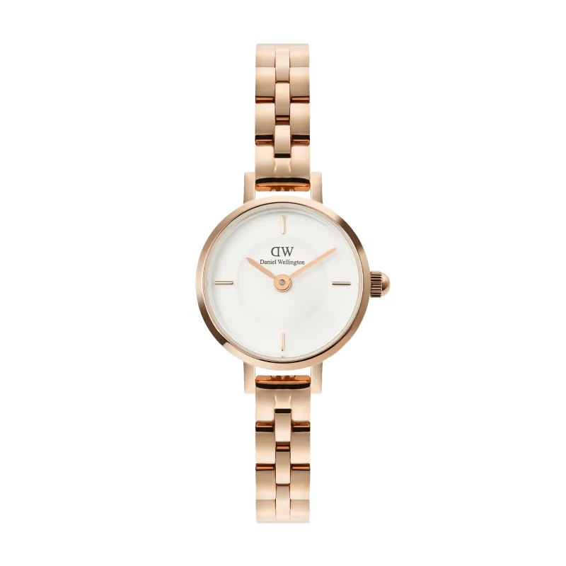 Petite Mini Arch 3-link White Rose Gold sold by Daniel Wellington