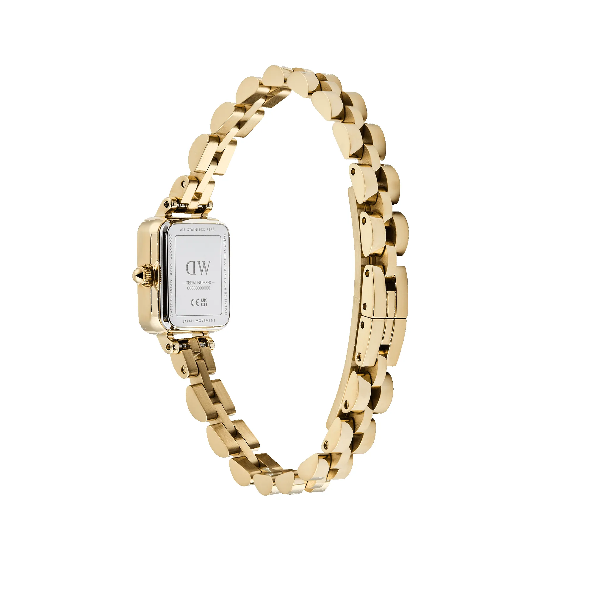 Quadro Mini Arch 3-link Onyx Sunray Gold sold by Daniel Wellington product image thumbnail 5