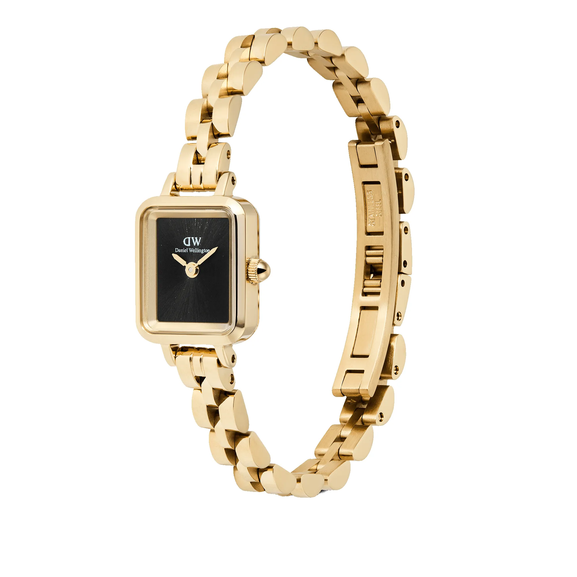 Quadro Mini Arch 3-link Onyx Sunray Gold sold by Daniel Wellington product image thumbnail 3