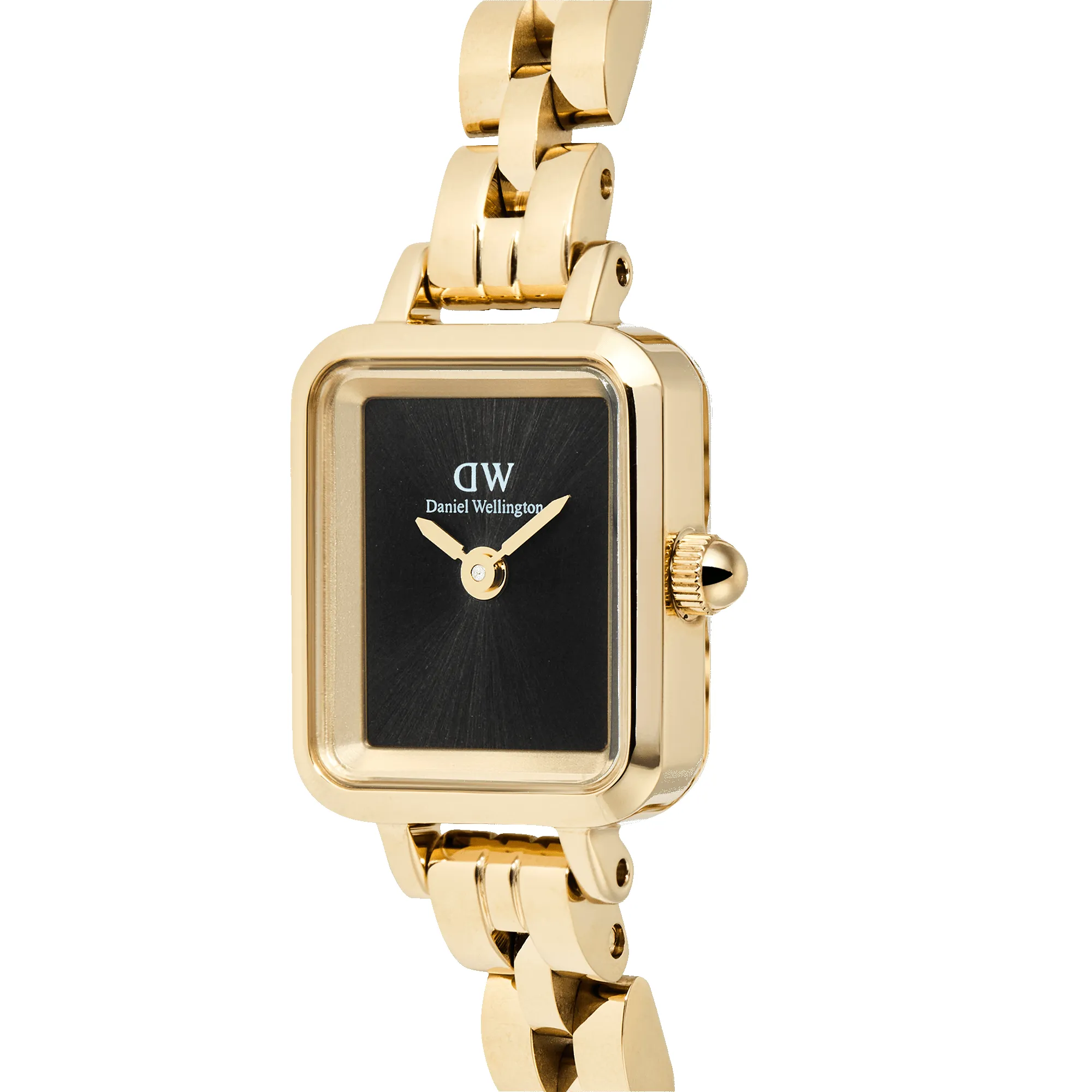 Quadro Mini Arch 3-link Onyx Sunray Gold sold by Daniel Wellington product image thumbnail 4