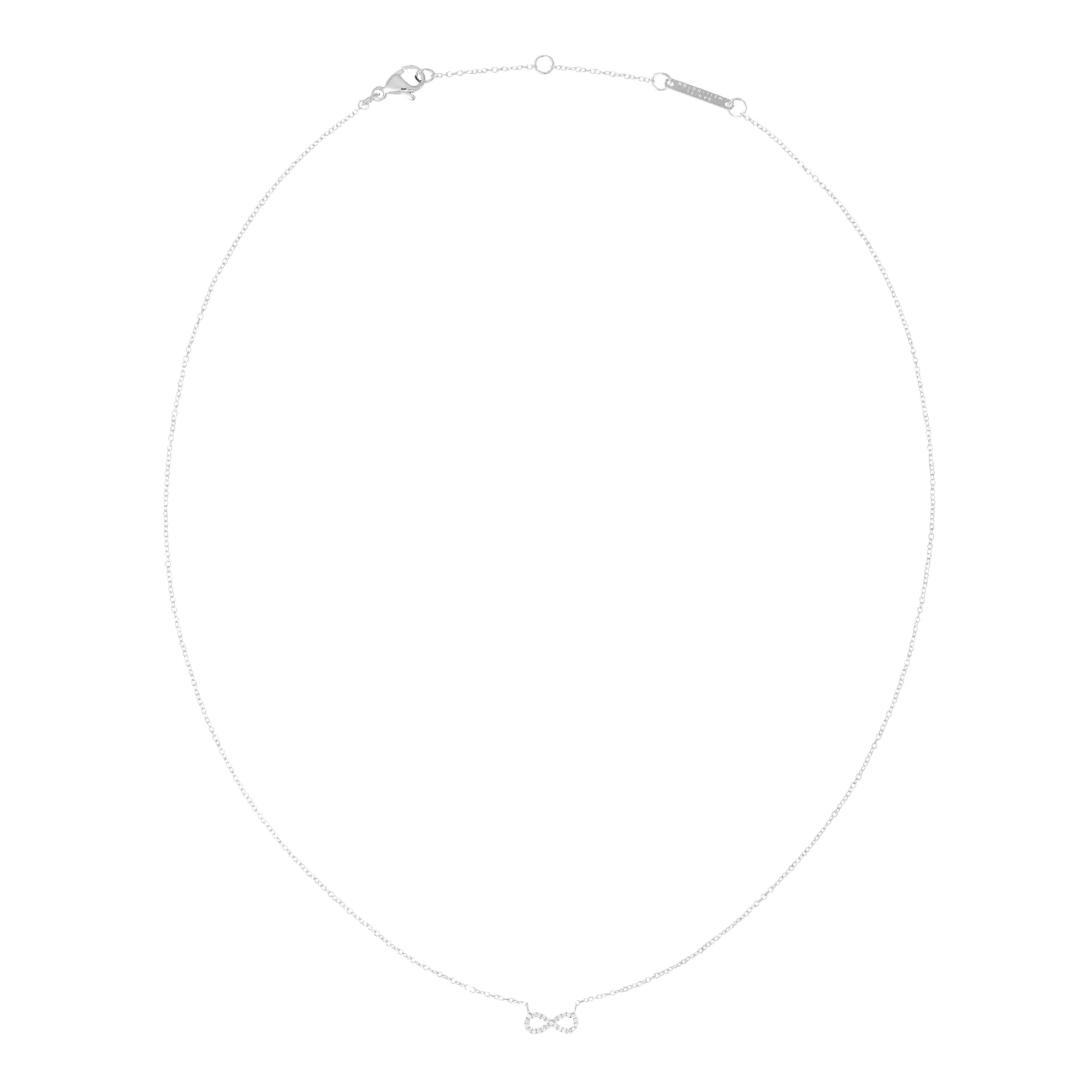 Mirelle Infinity Necklace Silver sold by Daniel Wellington