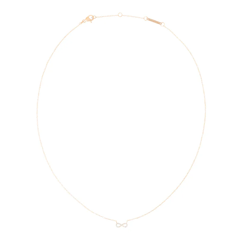 Mirelle Infinity Necklace Rose Gold made by Daniel Wellington